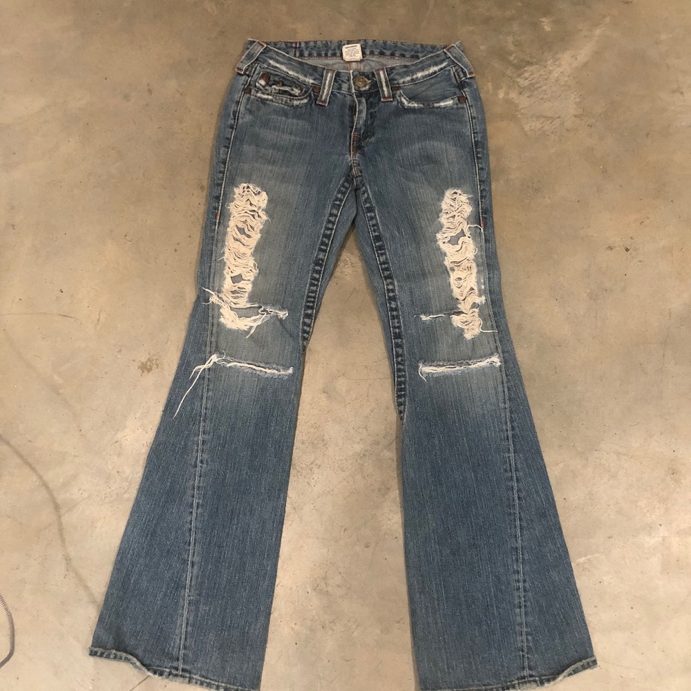 True religion vintage flare jeans
